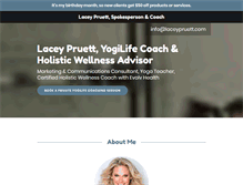 Tablet Screenshot of laceypruett.com